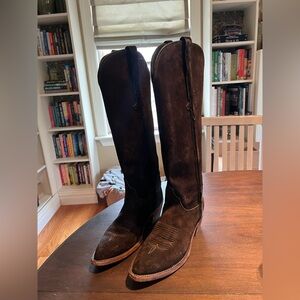 Lucchese Edie Boot- Size 9 Dark Olive